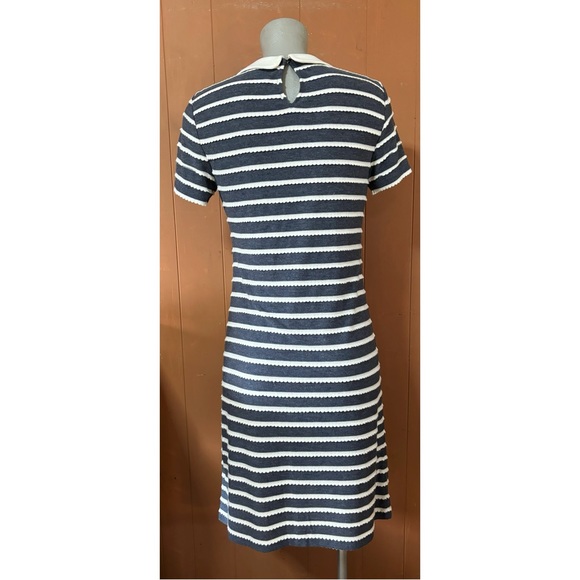NWT Maison Jules Peter Pan Collar Striped Dress, Small - Picture 4 of 9